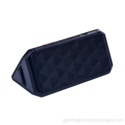 Portable stereo 6W wireless Bluetooth speaker with built in speakerphone, 8H rechargeable battery